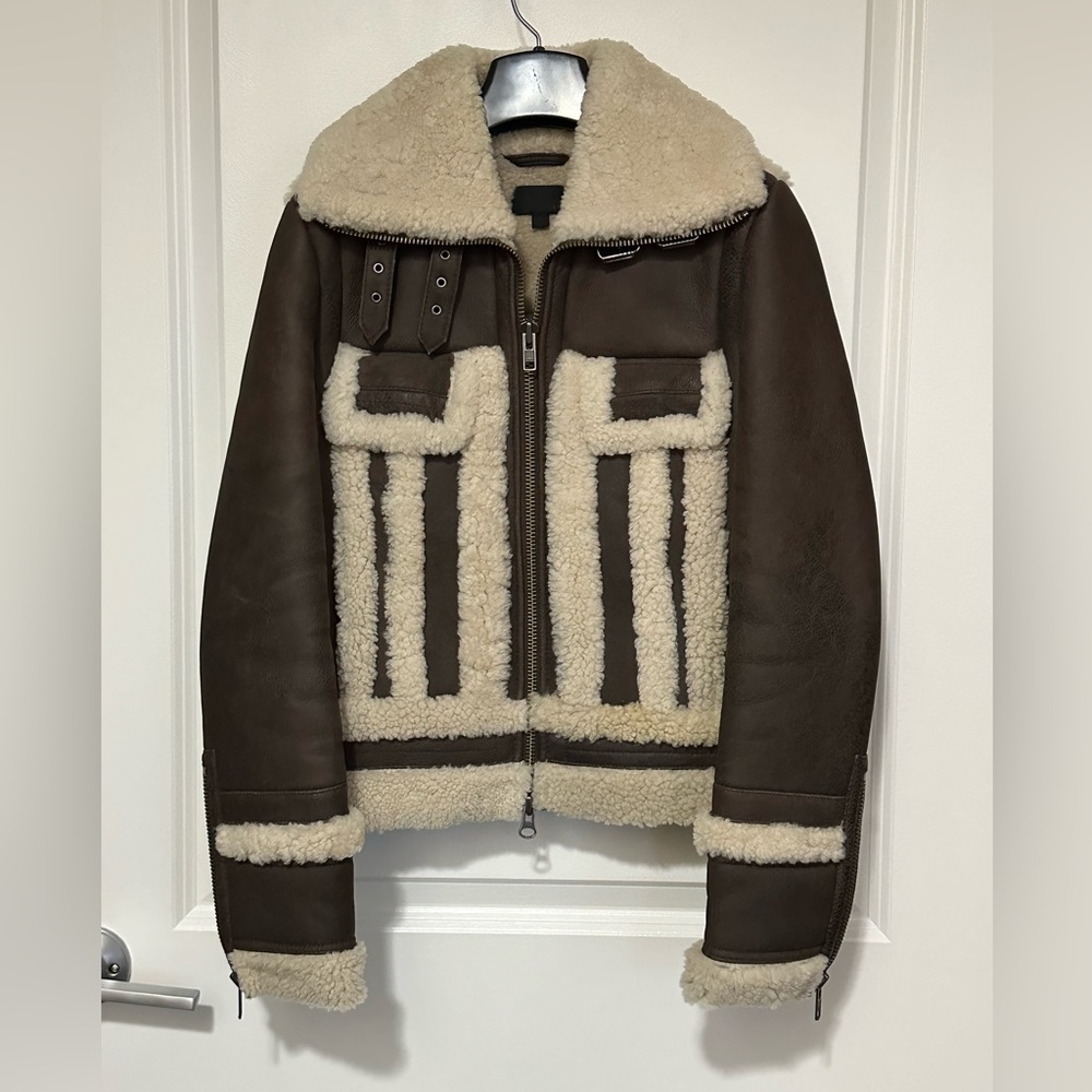 INTERMIX shearling jacket Size P